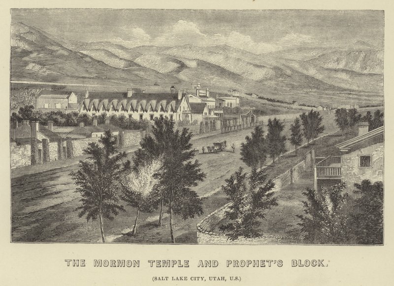 A mormon templom és a próféták blokkja alkotó: American School