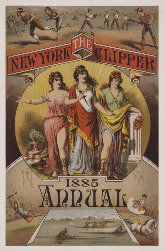 The New York Clipper Annual, 1885 alkotó: American School
