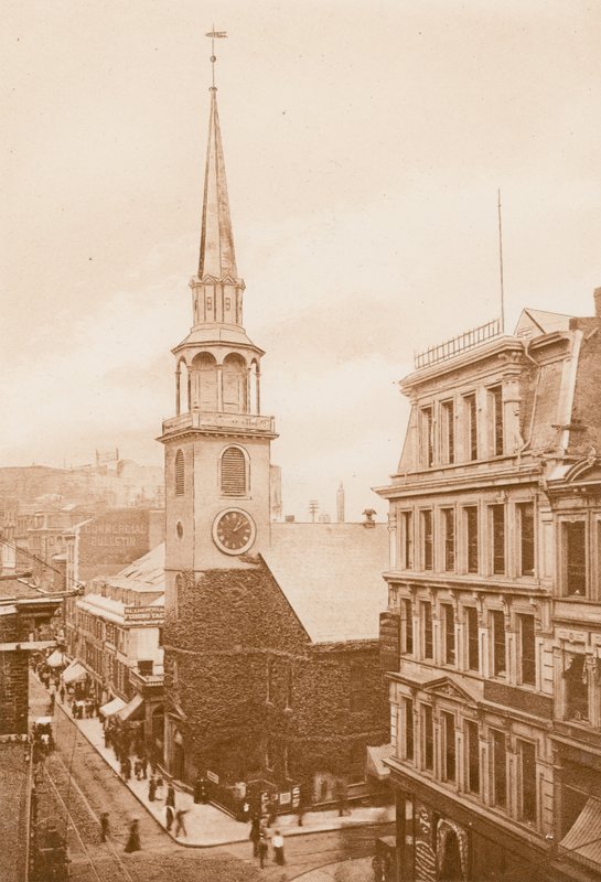 The Old South Meeting House, Boston (fotogravír) alkotó: American School