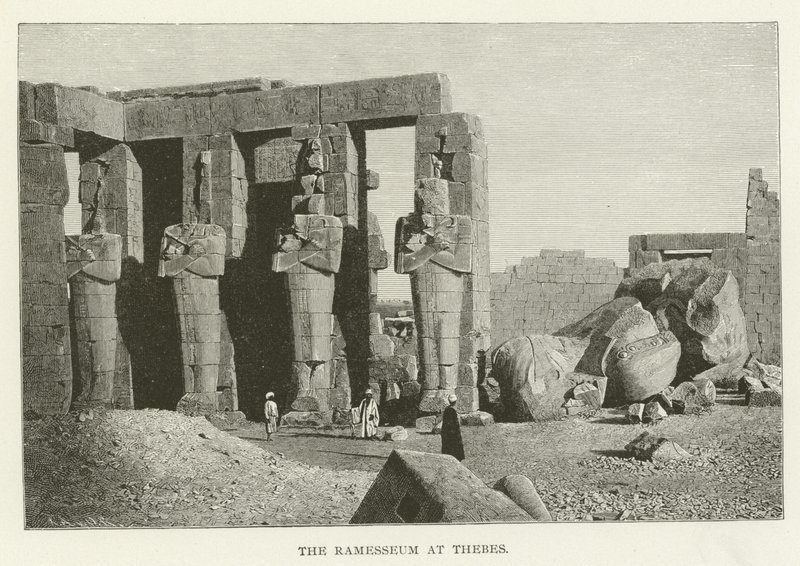 A Ramesseum Thébában alkotó: American School