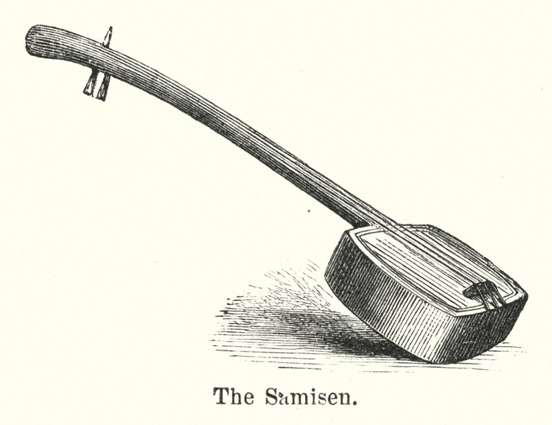 A Samisen (metszet) alkotó: American School