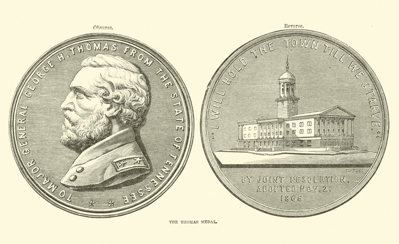 A Tamás-érem, 1863. október alkotó: American School