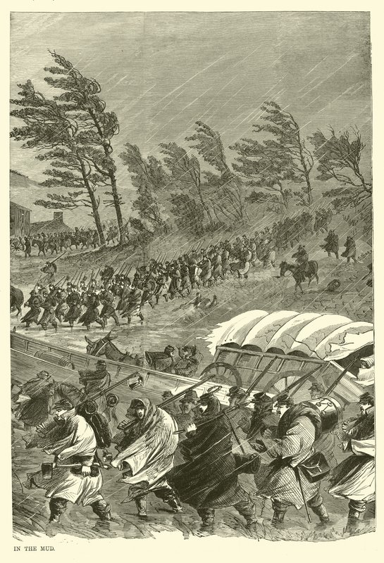 A hadjárat a sárban, 1863. január alkotó: American School
