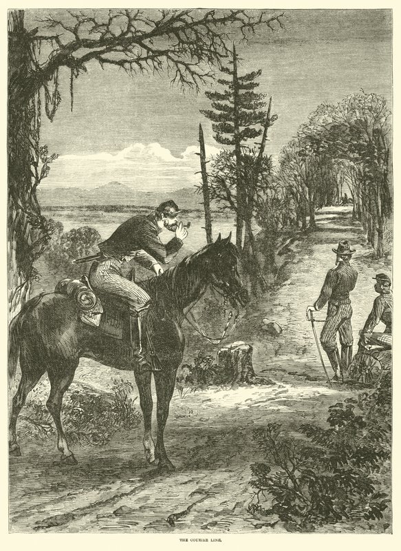 A futárvonal, 1863. ápr alkotó: American School