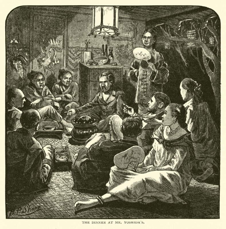 A vacsora Yoshidas úrnál alkotó: American School