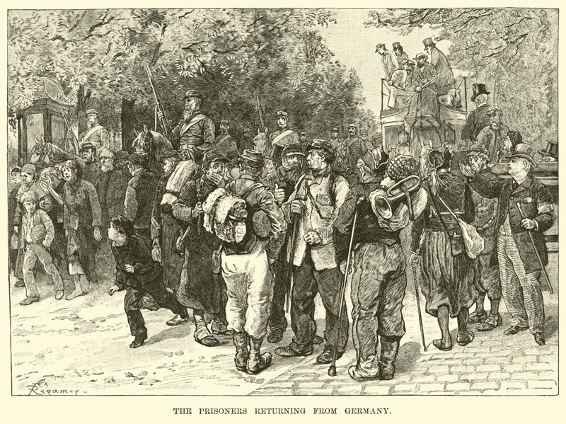 A Németországból hazatérő foglyok alkotó: American School