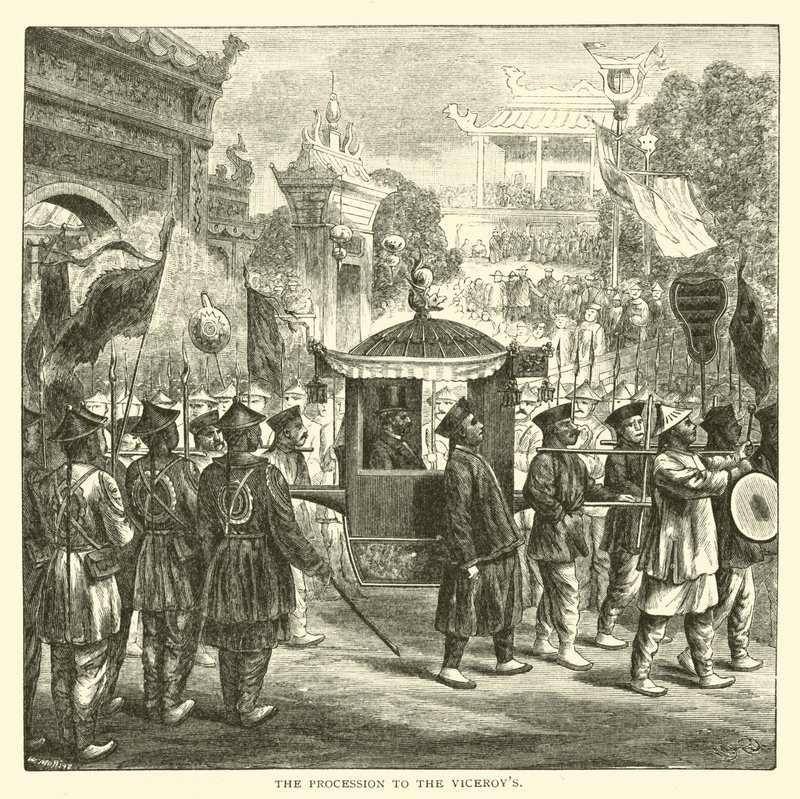 A körmenet az alkirályokhoz alkotó: American School