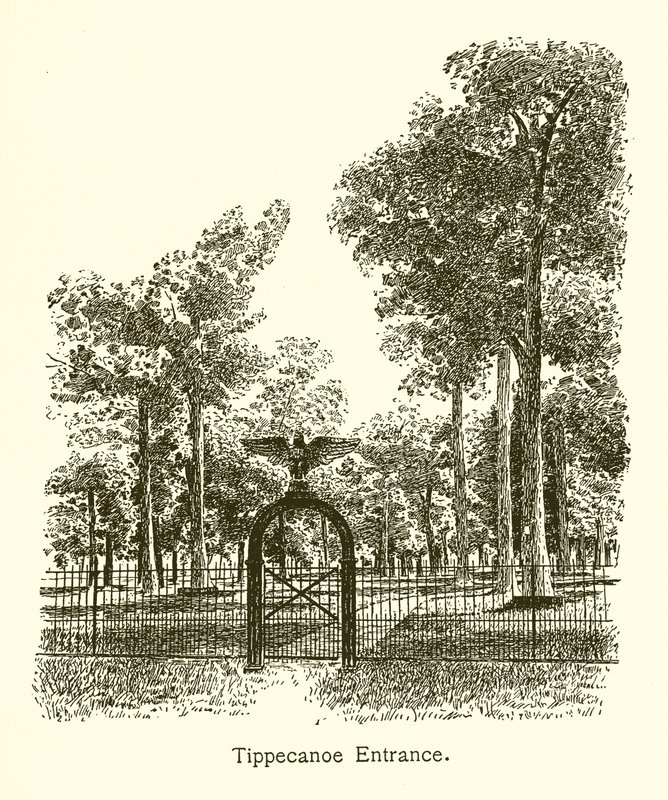 Tippecanoe bejárata, William Henry Harrison tábornok alkotó: American School