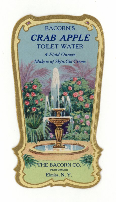 WC víz címke, rák alma alkotó: American School
