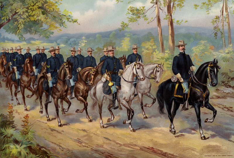 US Army, lovassági terepfelszerelés alkotó: American School