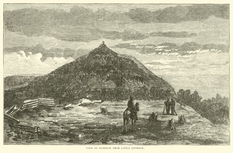 Kenesaw kilátása a Kis Kenesawról, 1864. június alkotó: American School