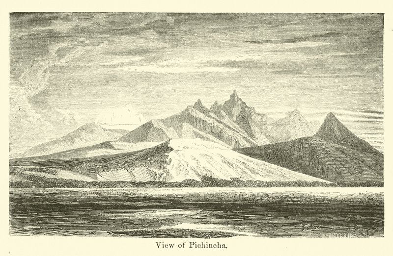 Kilátás Pichincha-ra alkotó: American School