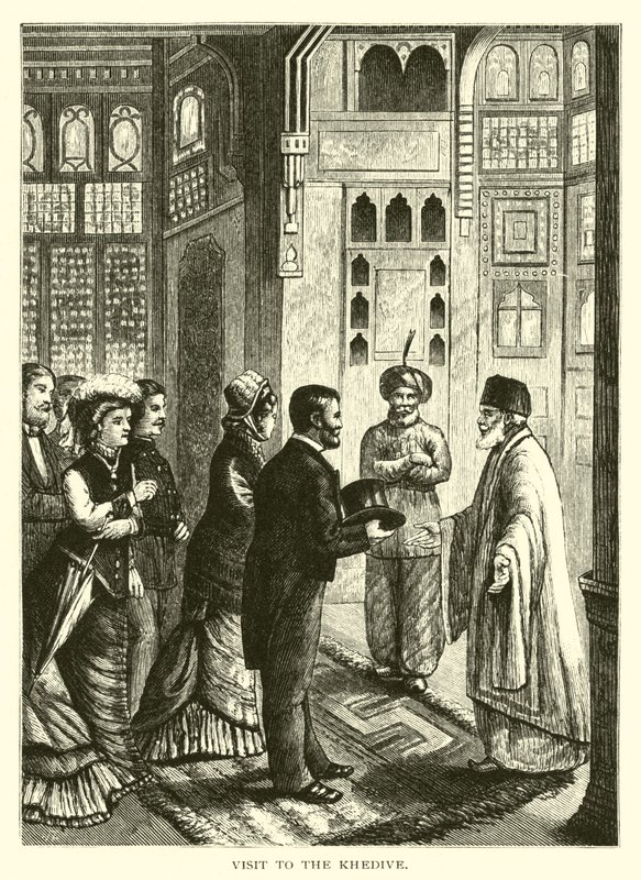 Látogatás a Khedive-ben alkotó: American School
