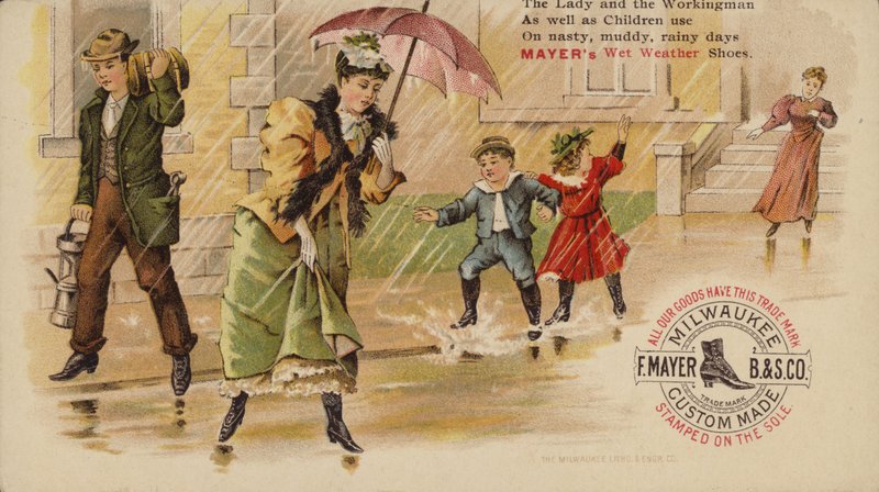 Séta és ugrás az esőben alkotó: American School