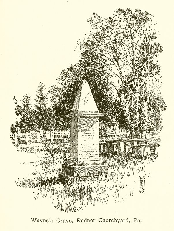 Waynes Grave, Radnor Churchyard, Egyesült Államok alkotó: American School