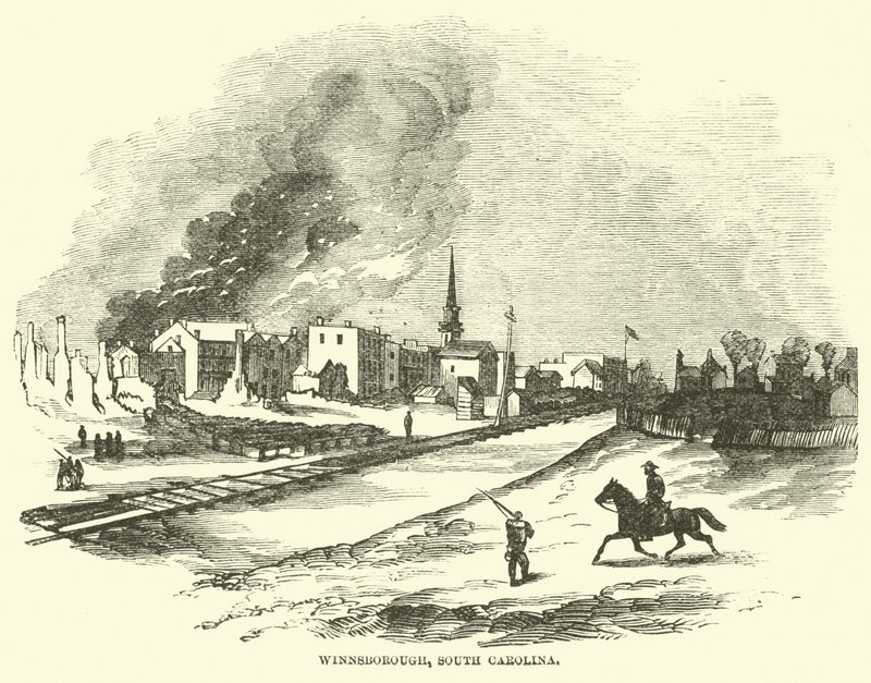 Winnsborough, Dél-Karolina, 1865. február alkotó: American School