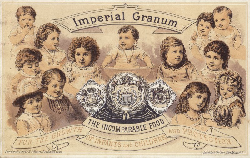 Kisgyermekek az Imperial Granumot reklámozzák alkotó: American School
