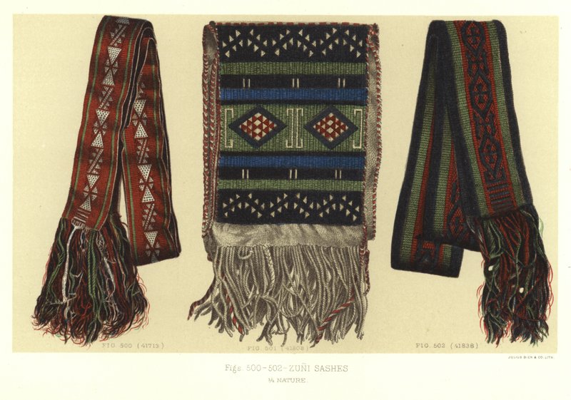 Zuni Sashes alkotó: American School