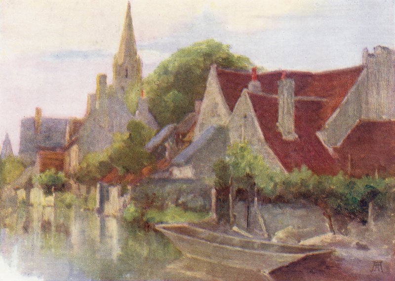 Beaulieu (színes litográfia) alkotó: Amy B. Atkinson