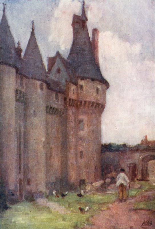 Fougeres-sur-Bievre (színes litográfia) alkotó: Amy B. Atkinson