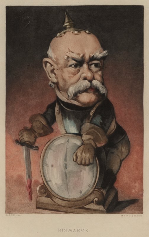 Otto von Bismarck, német államférfi alkotó: Andre Gill