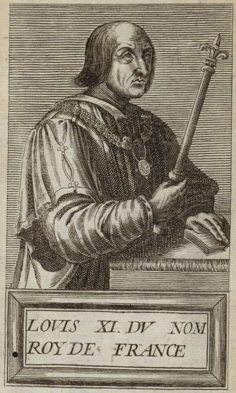 XI. Lajos francia király alkotó: Andre Thevet