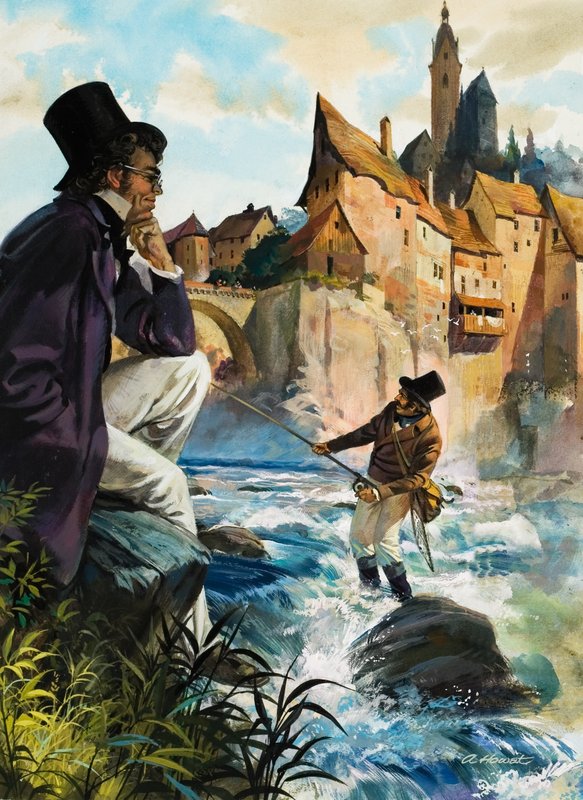 Schubert A pisztráng (gouache, papír) alkotó: Andrew Howat