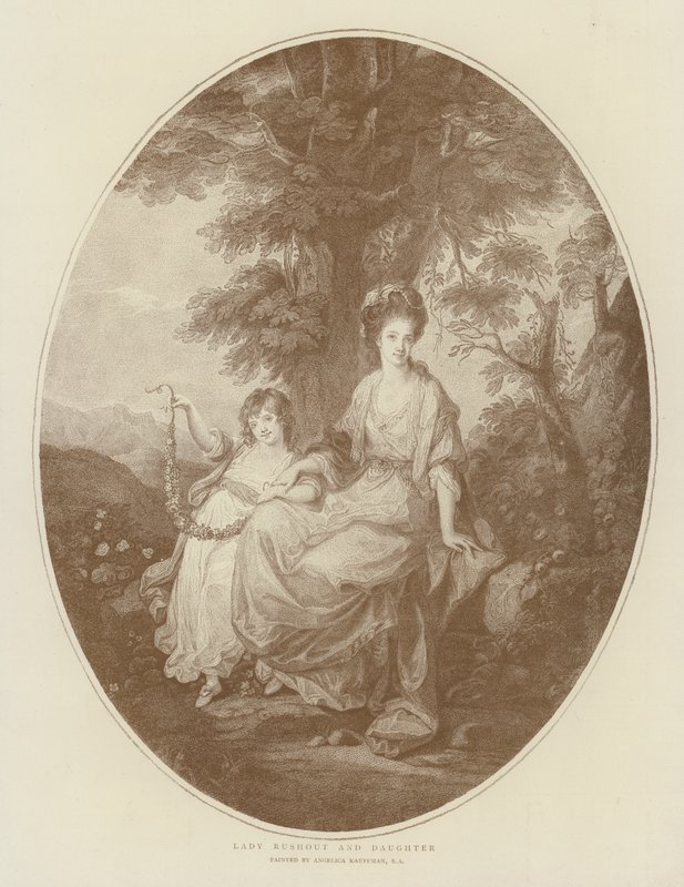 Lady Rushout és lánya alkotó: Angelica Kauffmann