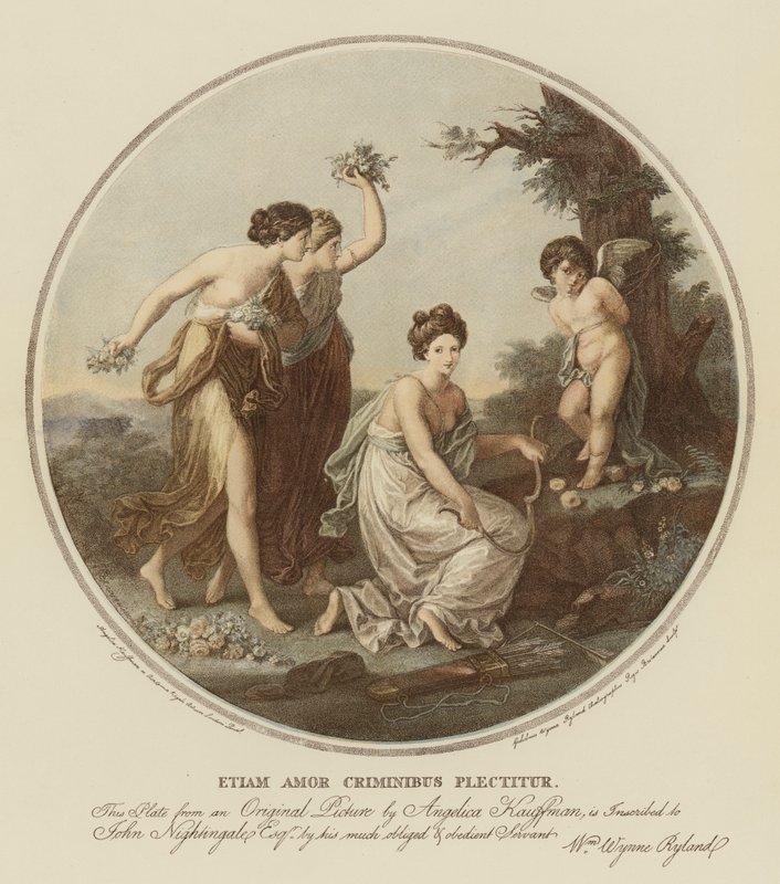 Ámor büntetése alkotó: Angelica Kauffmann