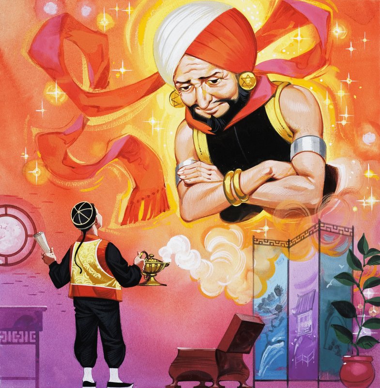 Aladdin és a csodálatos lámpa alkotó: Angus McBride