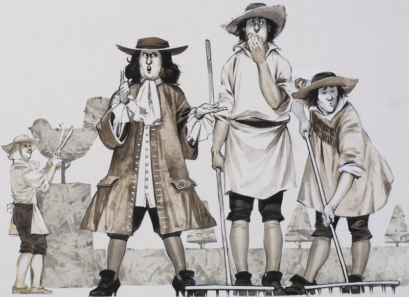 Fegyelem (gouache, papír) alkotó: Angus McBride
