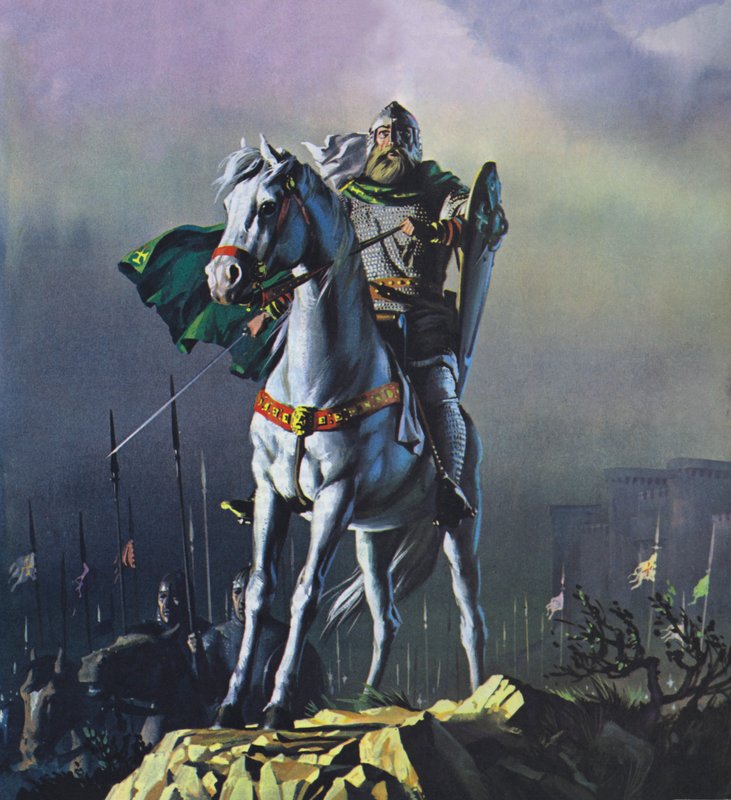 El Cid (színes litográfia) alkotó: Angus McBride