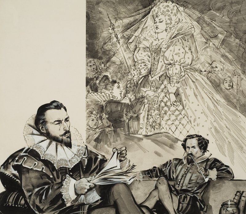 Tündérkirálynő (gouache, papír) alkotó: Angus McBride