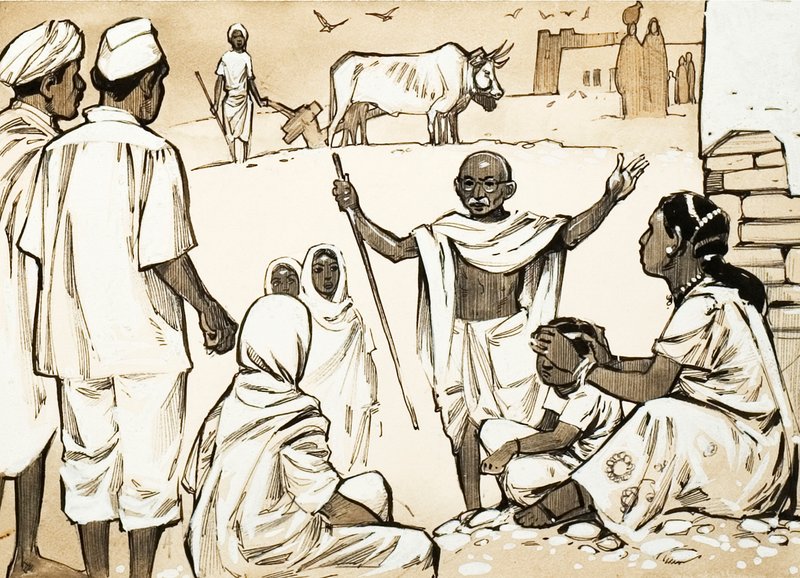 Mahatma Gandhi alkotó: Angus McBride