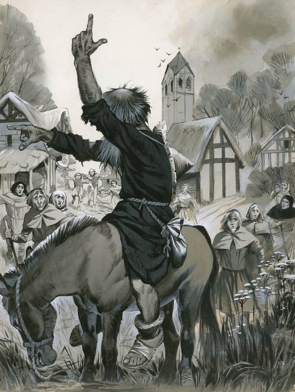Remete Péter (gouache, papír) alkotó: Angus McBride