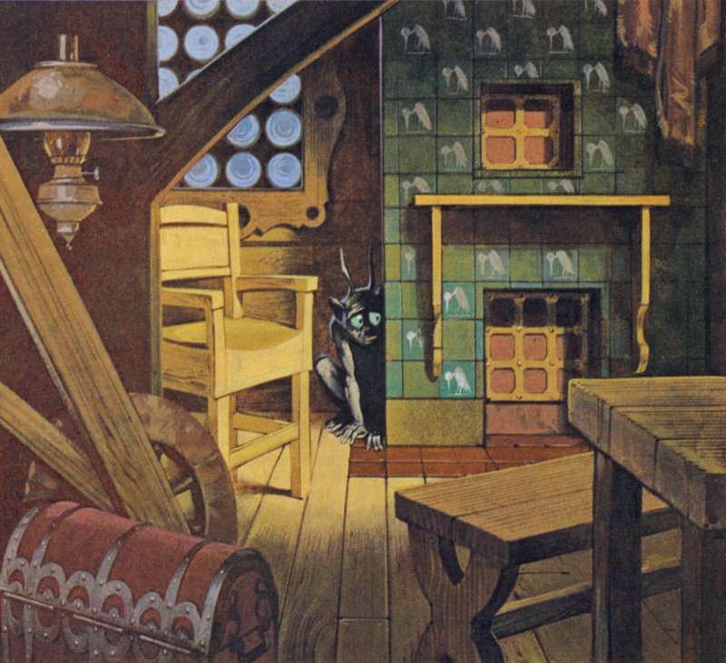 A Domovoi (színes litográfia) alkotó: Angus McBride