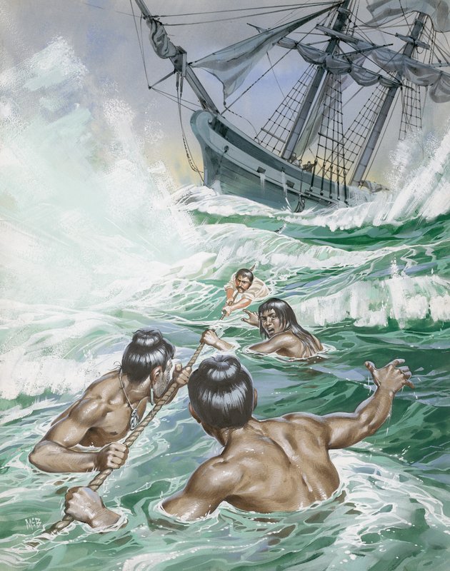 Egy maori nő hősiessége alkotó: Angus McBride