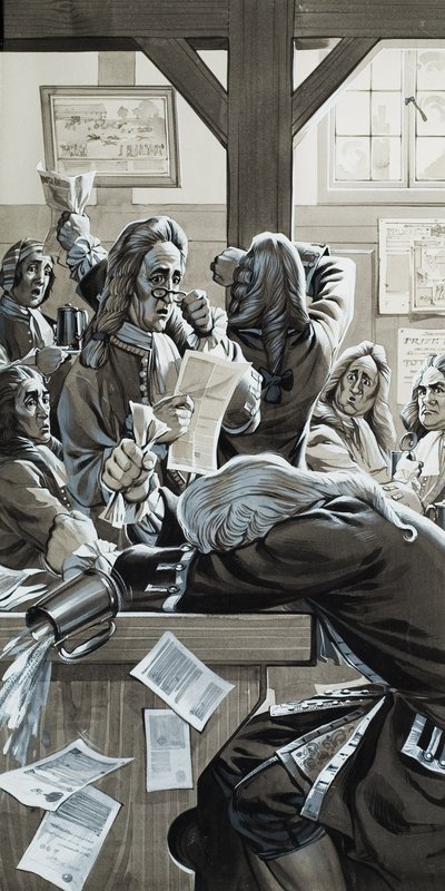 A déltengeri buborék (gouache, papír) alkotó: Angus McBride