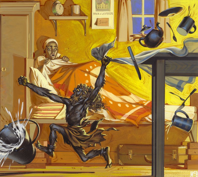 Tokoloshes (gouache, papír) alkotó: Angus McBride