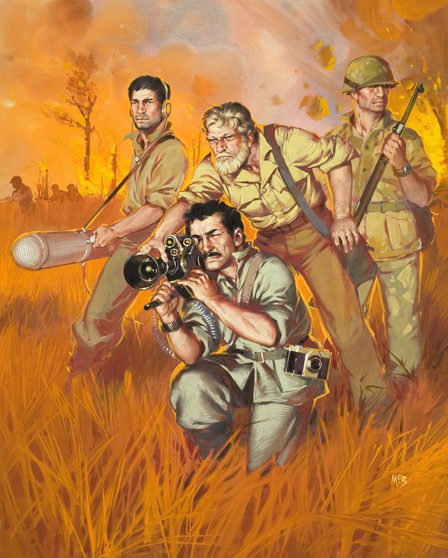 Háborús tudósítók (gouache, papír) alkotó: Angus McBride