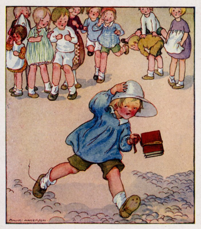 Mondóka: Georgey Porgey, Pudding and Pie (színes litho) alkotó: Anne (after) Anderson