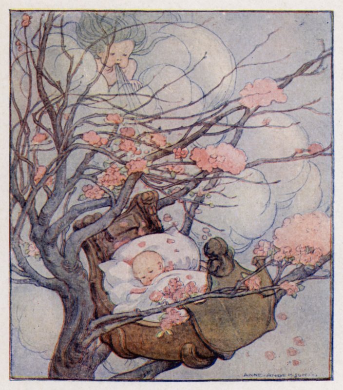 Mondóka: Hush-A-Bye, Baby, On The Tree Top (színes litho) alkotó: Anne (after) Anderson