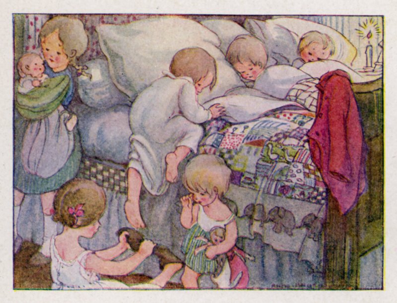 Mondóka: Wee Willie Winkie fut át a városon (színes litó) alkotó: Anne (after) Anderson