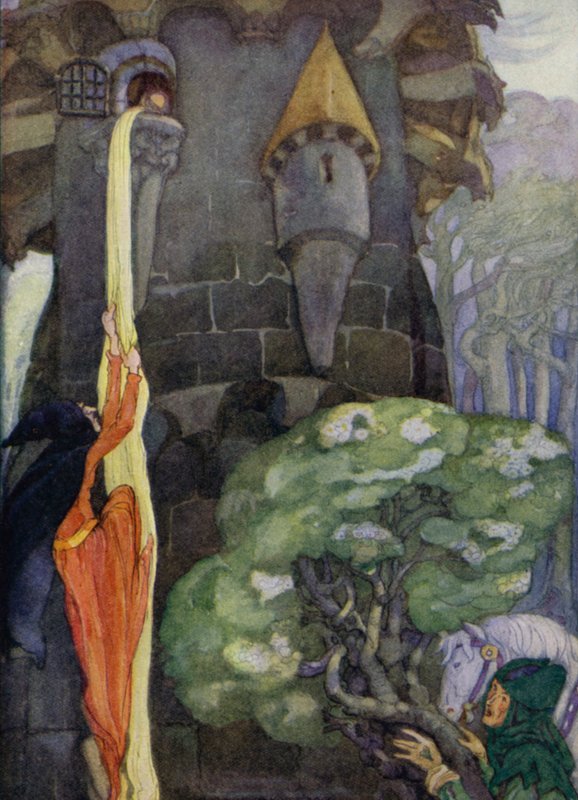 Rapunzel (színes litó) alkotó: Anne (after) Anderson