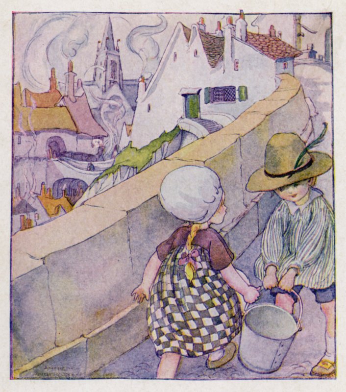 Mondóka: Jack és Jill felment a dombra alkotó: Anne Anderson