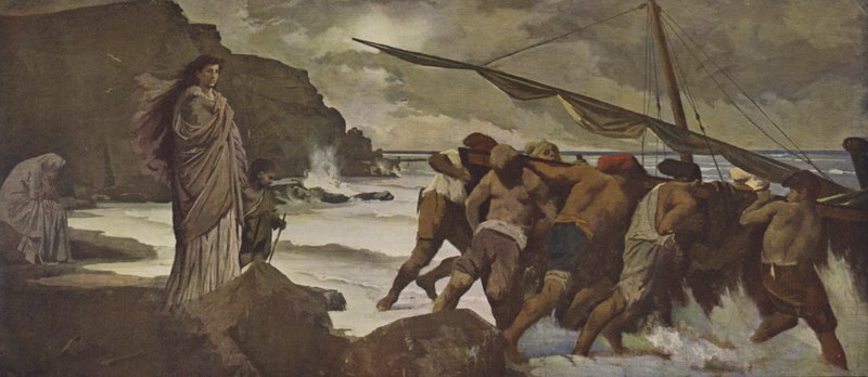 Médea (olajfestmény) alkotó: Anselm Feuerbach
