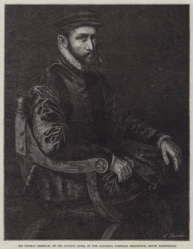 Sir Thomas Gresham alkotó: Anthonis van Dashorst Mor