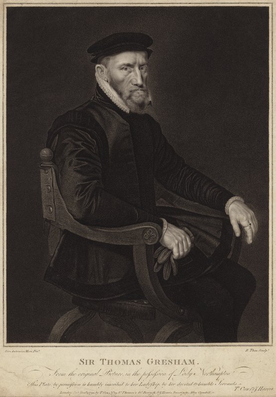 Sir Thomas Gresham portréja alkotó: Anthonis van Dashorst Mor