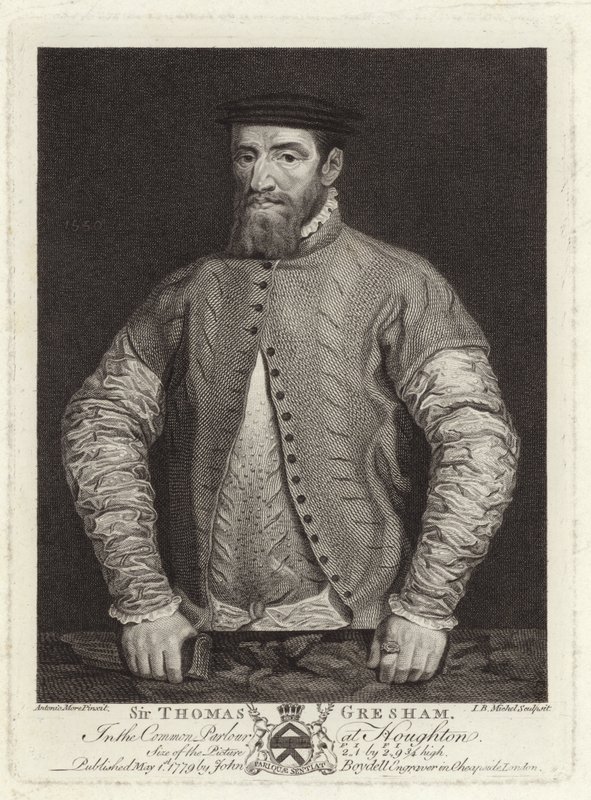 Sir Thomas Gresham portréja alkotó: Anthonis van Dashorst Mor