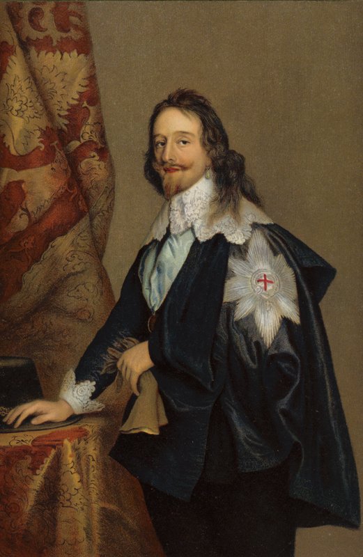 I. Károly király (chromolitho) alkotó: Anthony van Dyck